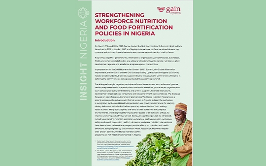 Nigeria N4G Insights report cover